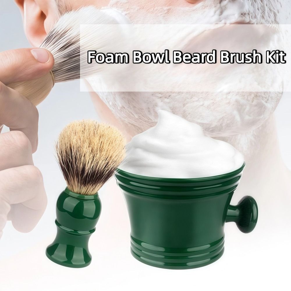 Brush Bristle Set - Juego completo de brocha y taza