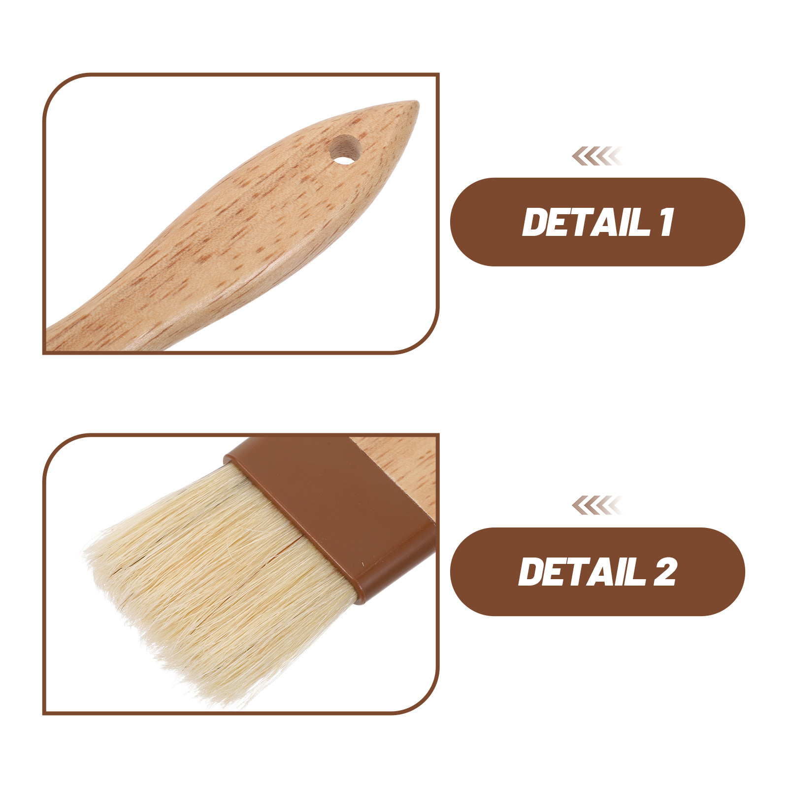 Juego de 3 cepillos de cerdas  - Brush Bristle Set reseña y precio